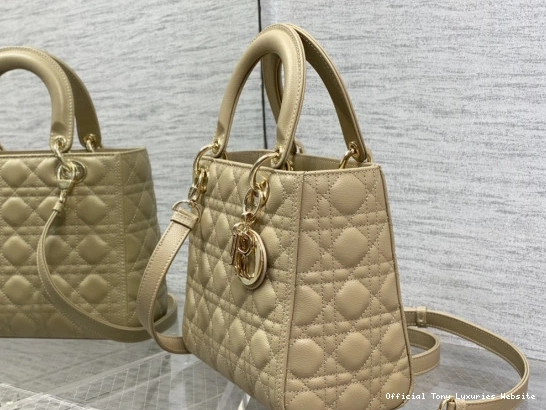 Tony Luxuries Gold Calfskin-24cm diro large Lady 0729
